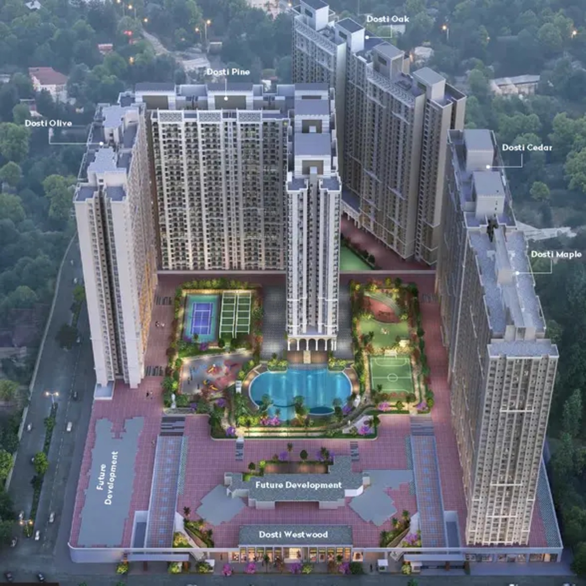 Dosti Heron residential property on propfynd